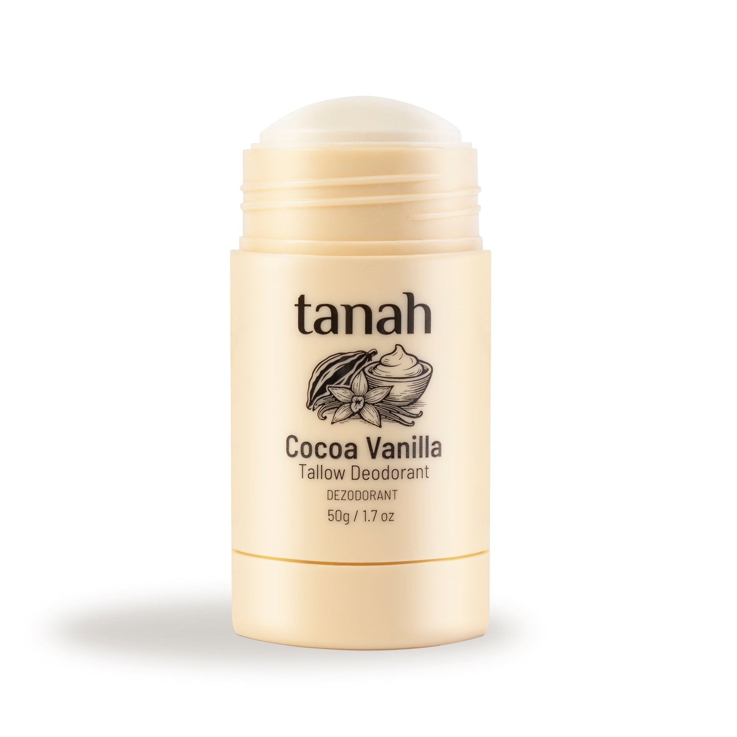Cocoa Vanilla Tallow Deodorant | 70g - tanah