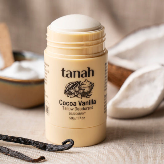 Cocoa Vanilla Tallow Deodorant | 70g - tanah