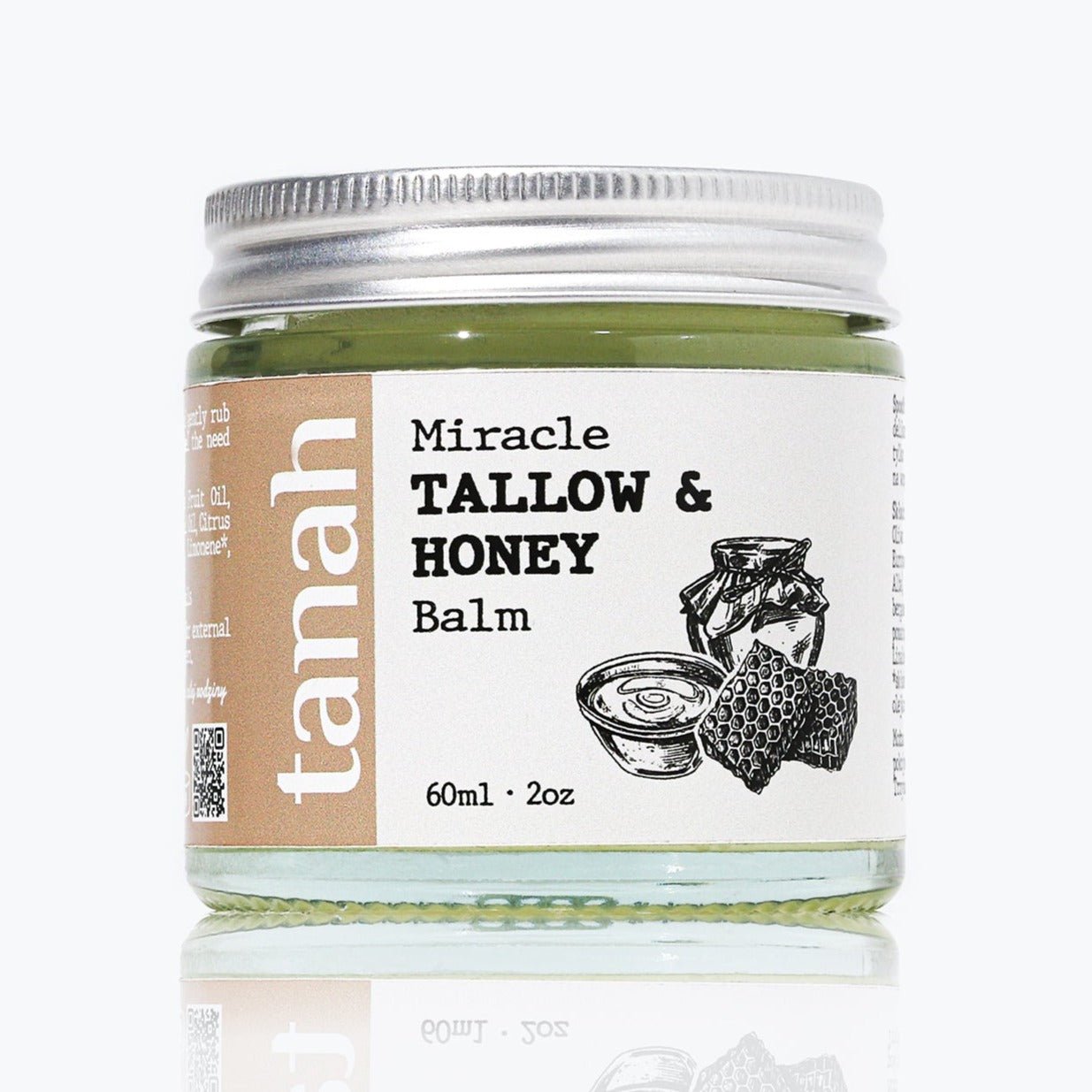 Miracle Tallow & Honey Balm | 60ml (2oz) - tanah