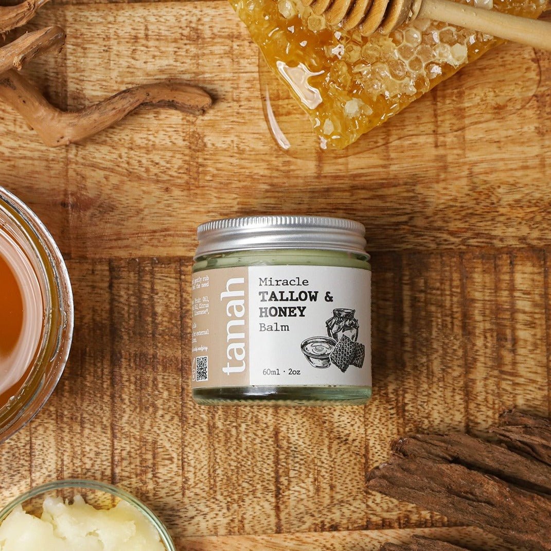 Miracle Tallow & Honey Balm | 60ml (2oz) - tanah