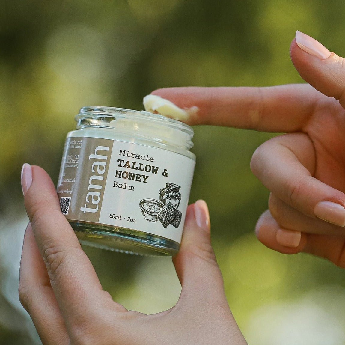 Miracle Tallow & Honey Balm | 60ml (2oz) - tanah
