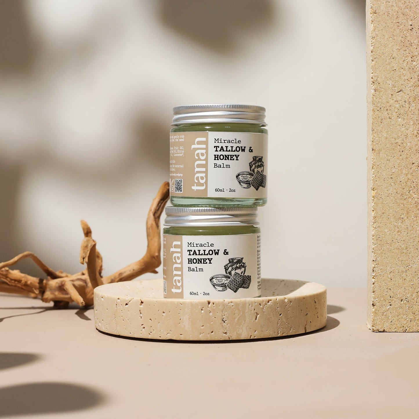 Miracle Tallow & Honey Balm | 60ml (2oz) - tanah