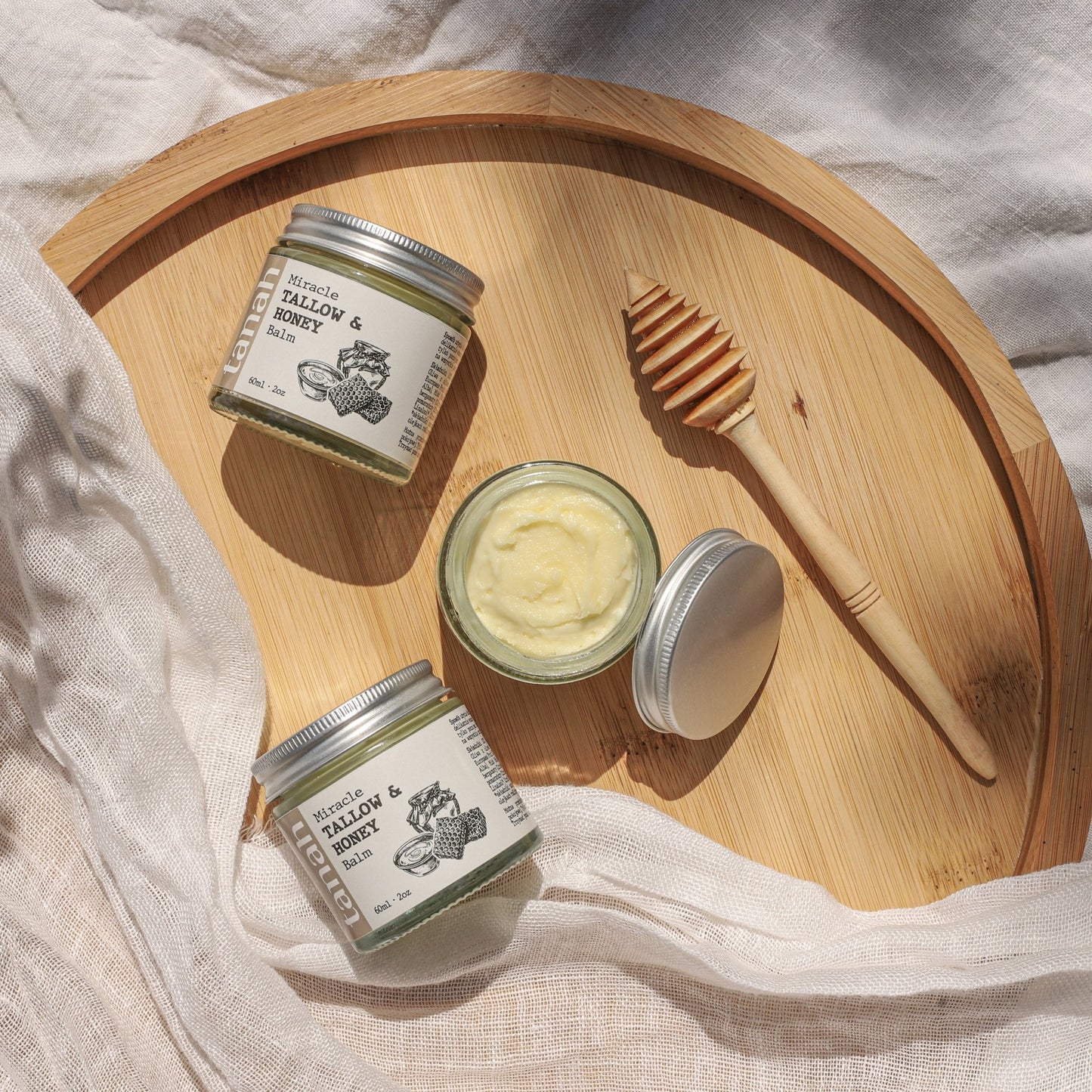 Miracle Tallow & Honey Balm | 60ml (2oz) - tanah