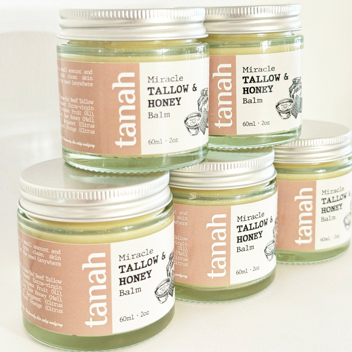 Miracle Tallow & Honey Balm - Family Pack of 10 (Save 40%)