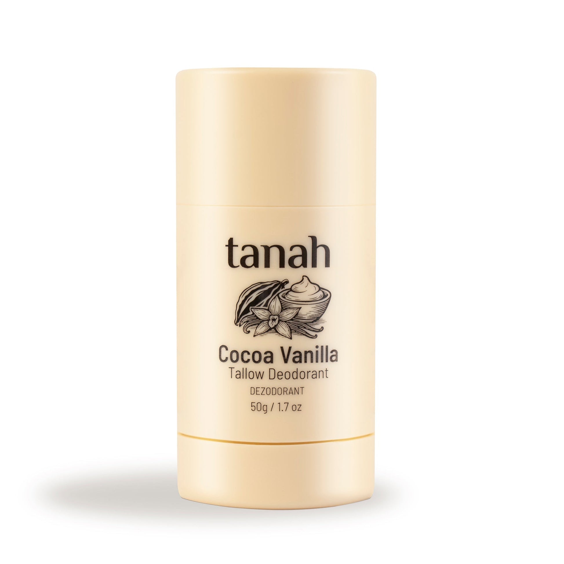 Cocoa Vanilla Tallow Deodorant | 70g - tanah