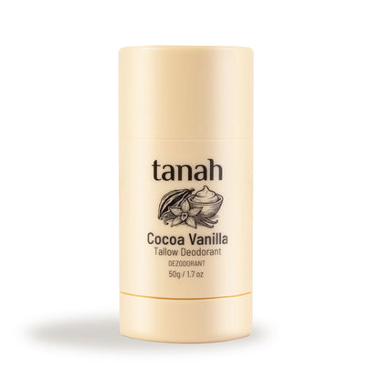 Cocoa Vanilla Tallow Deodorant | 70g - tanah