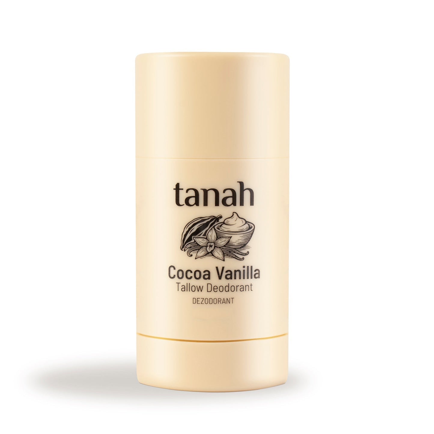 Cocoa Vanilla Tallow Deodorant | 70g - tanah