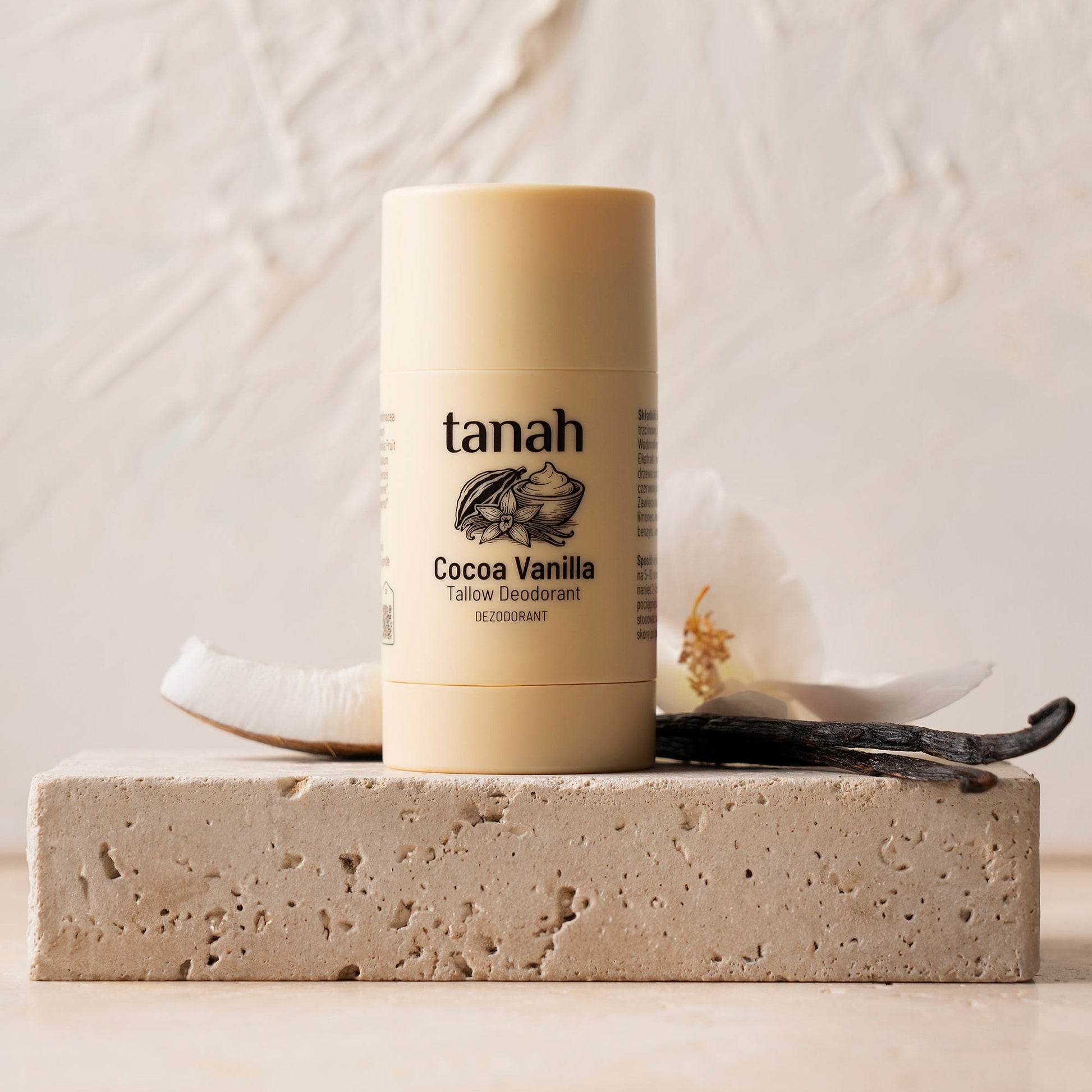 Cocoa Vanilla Tallow Deodorant | 70g - tanah