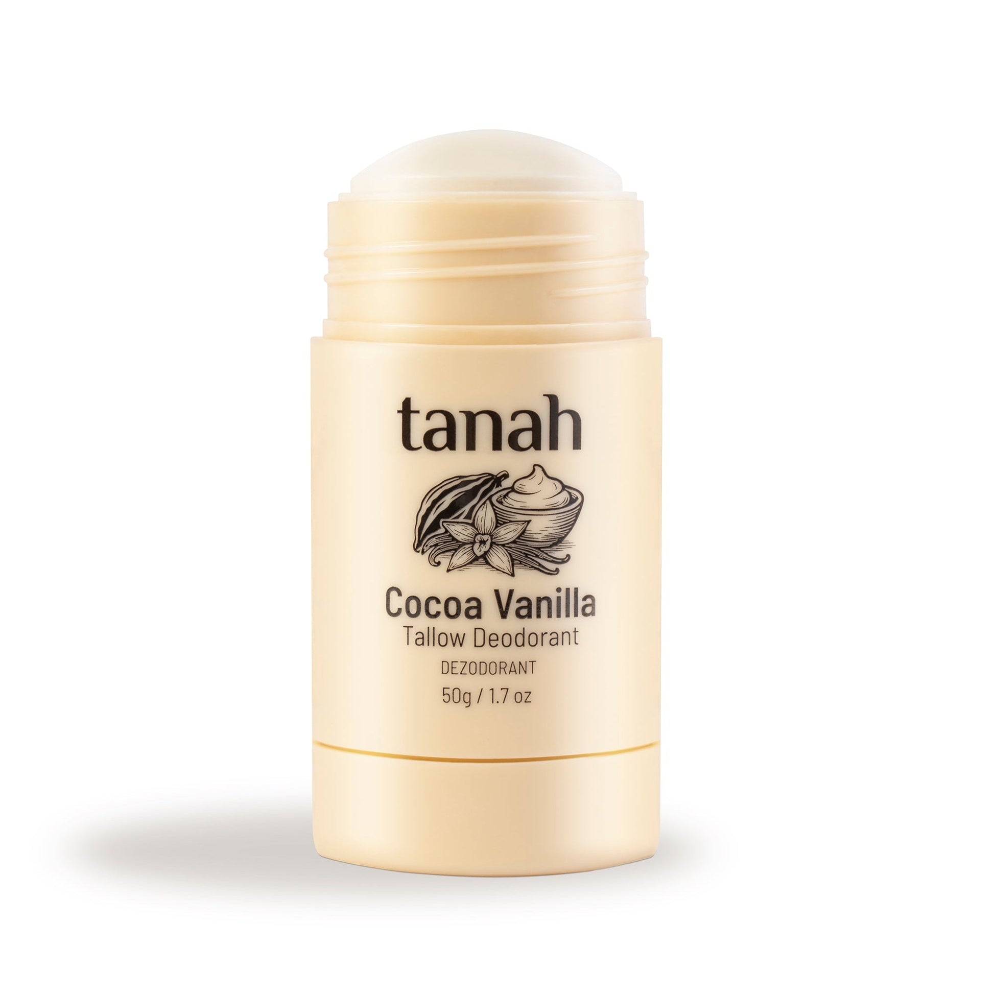 Cocoa Vanilla Tallow Deodorant | 70g - tanah