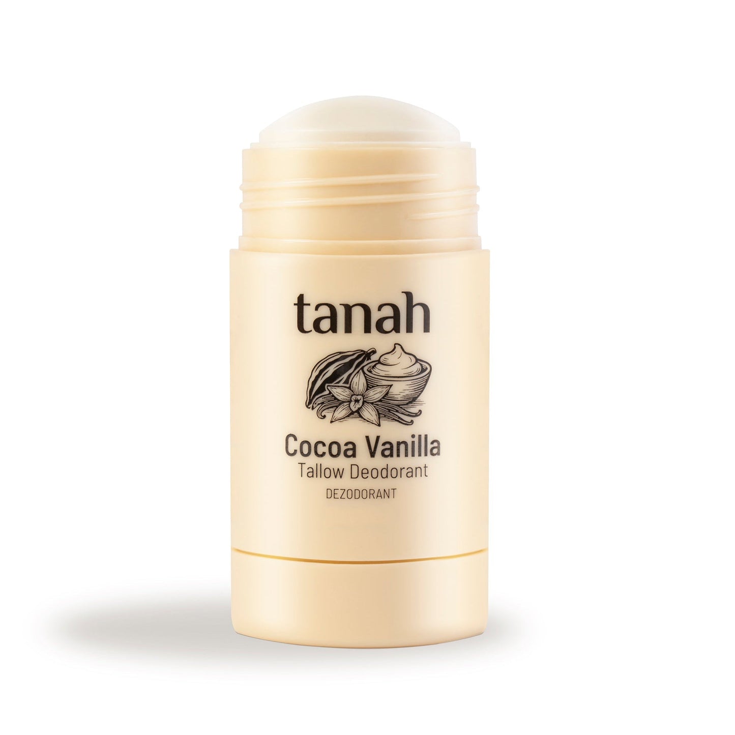 Cocoa Vanilla Tallow Deodorant | 70g - tanah