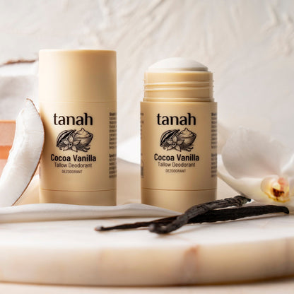 Cocoa Vanilla Tallow Deodorant | 70g - tanah