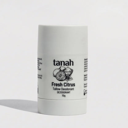 Fresh Citrus Tallow Deodorant | 70g - tanah