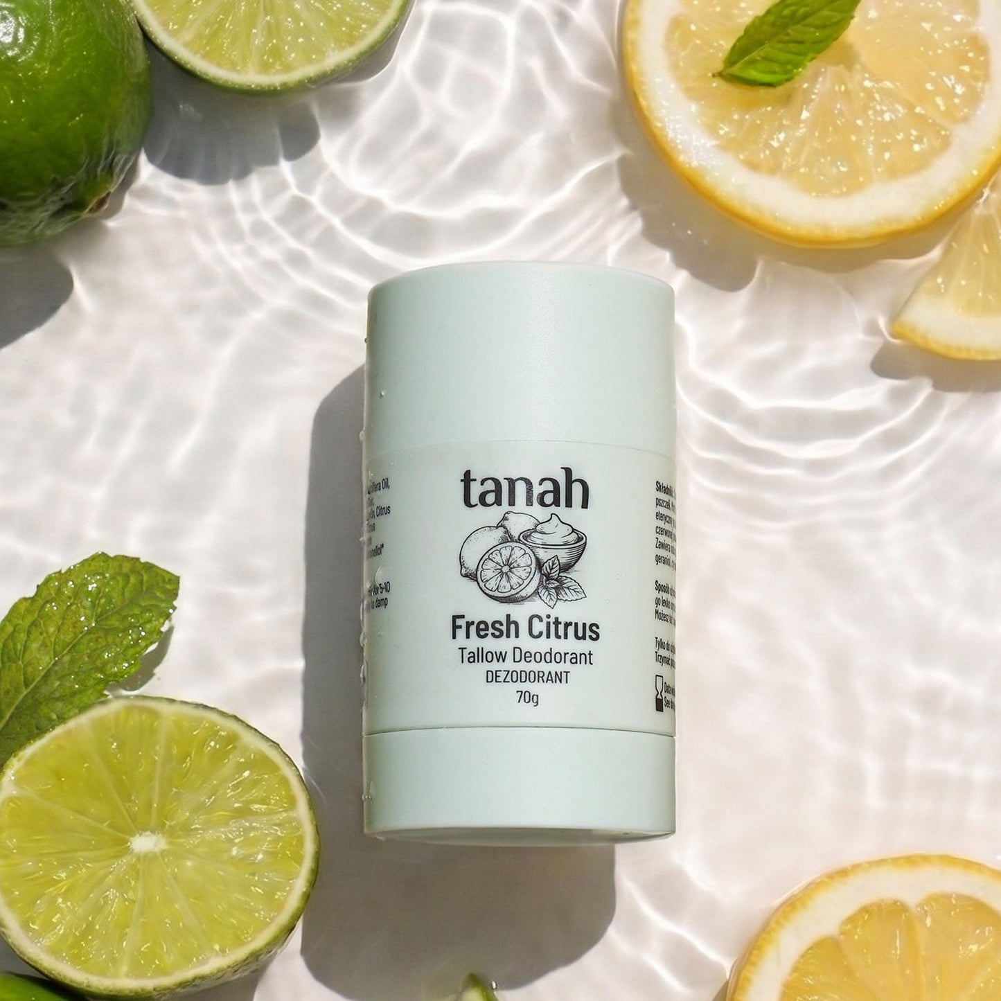 Fresh Citrus Tallow Deodorant | 70g - tanah