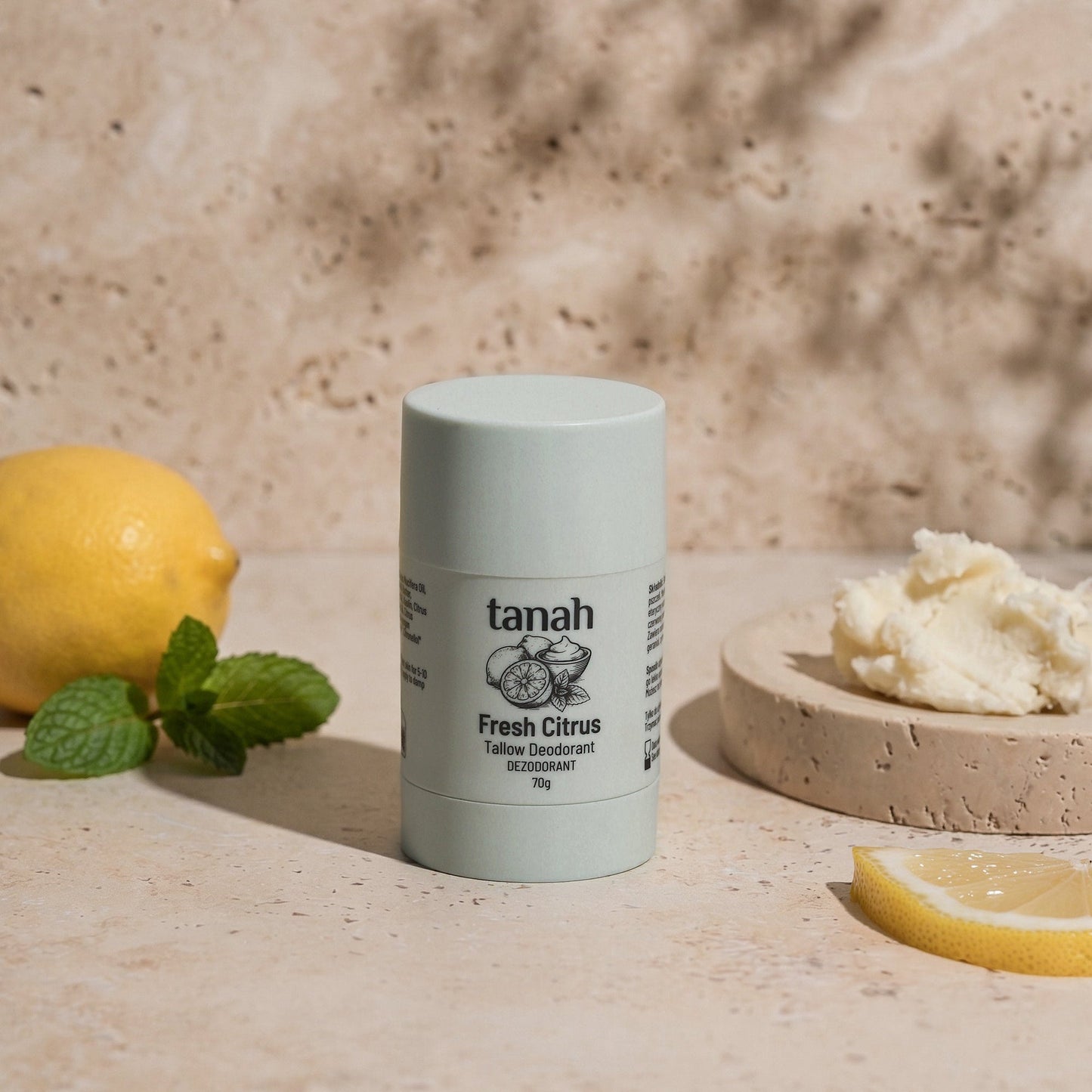 Fresh Citrus Tallow Deodorant | 70g - tanah