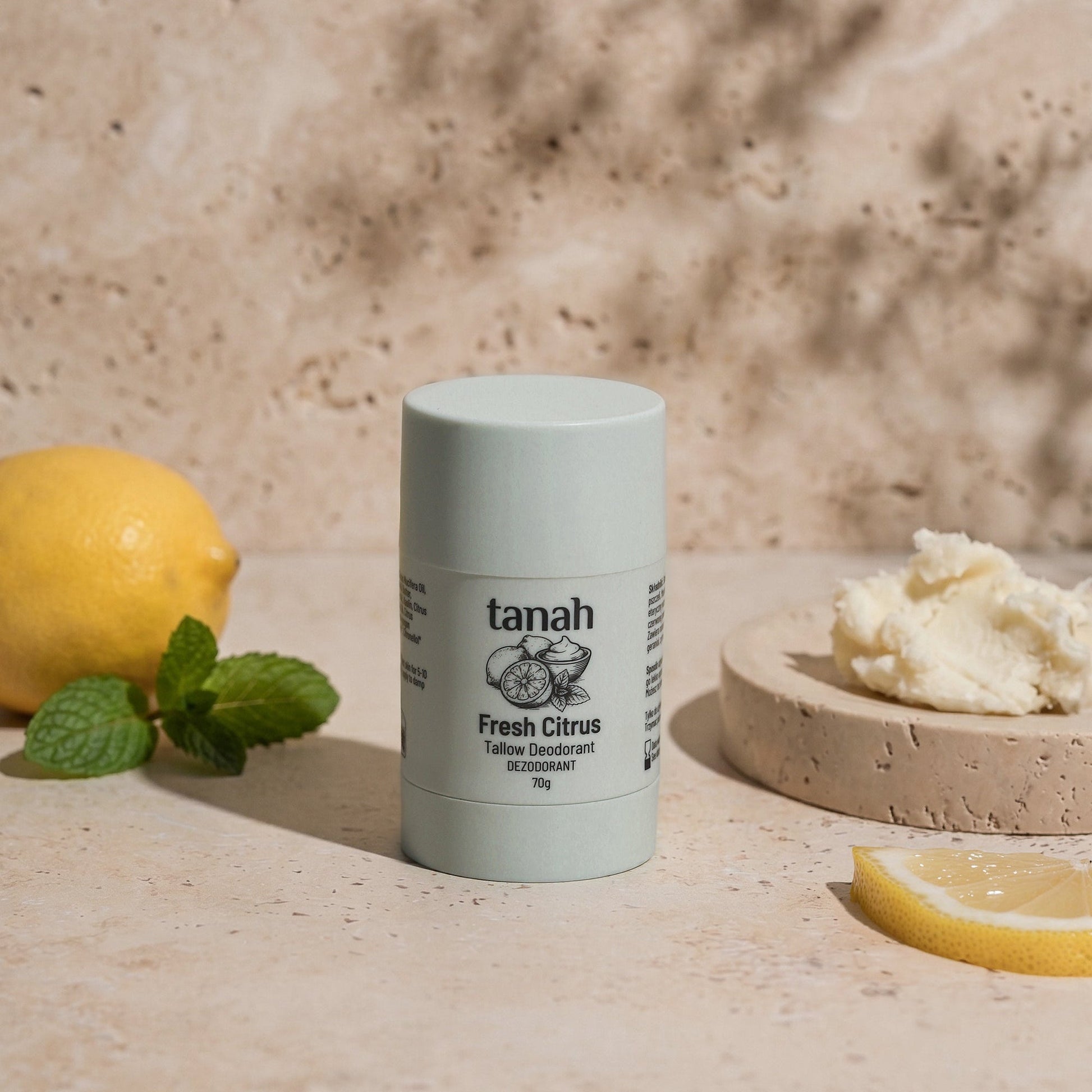 Fresh Citrus Tallow Deodorant | 70g - tanah