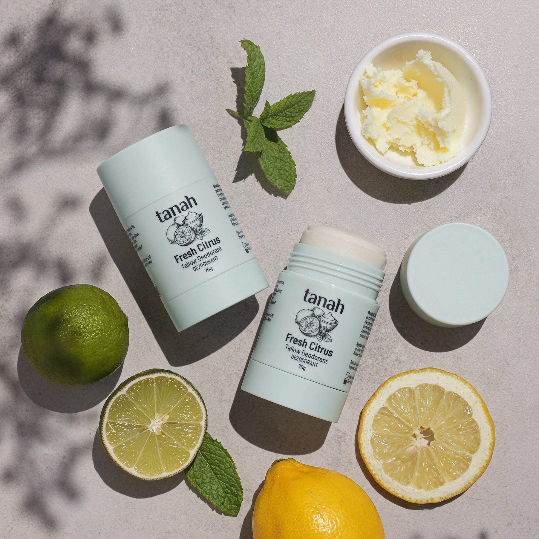 Fresh Citrus Tallow Deodorant | 70g - tanah