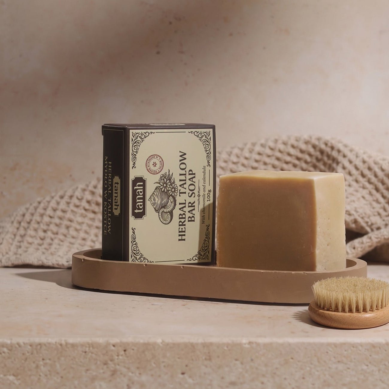Herbal Tallow Bar Soap | 100g - tanah