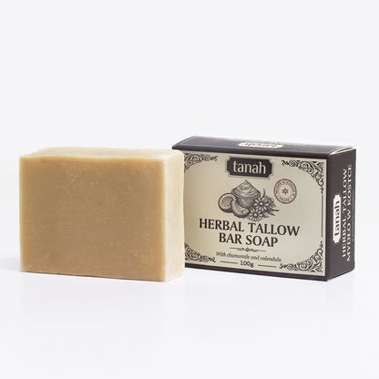 Herbal Tallow Bar Soap | 100g - tanah