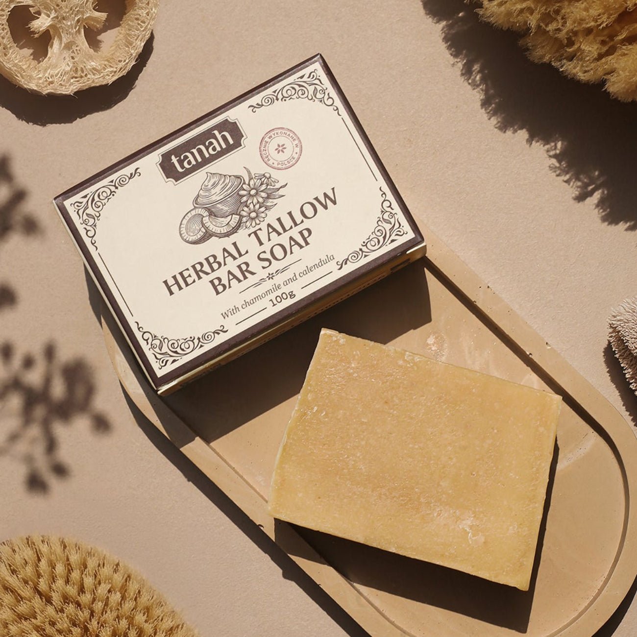 Herbal Tallow Bar Soap | 100g - tanah