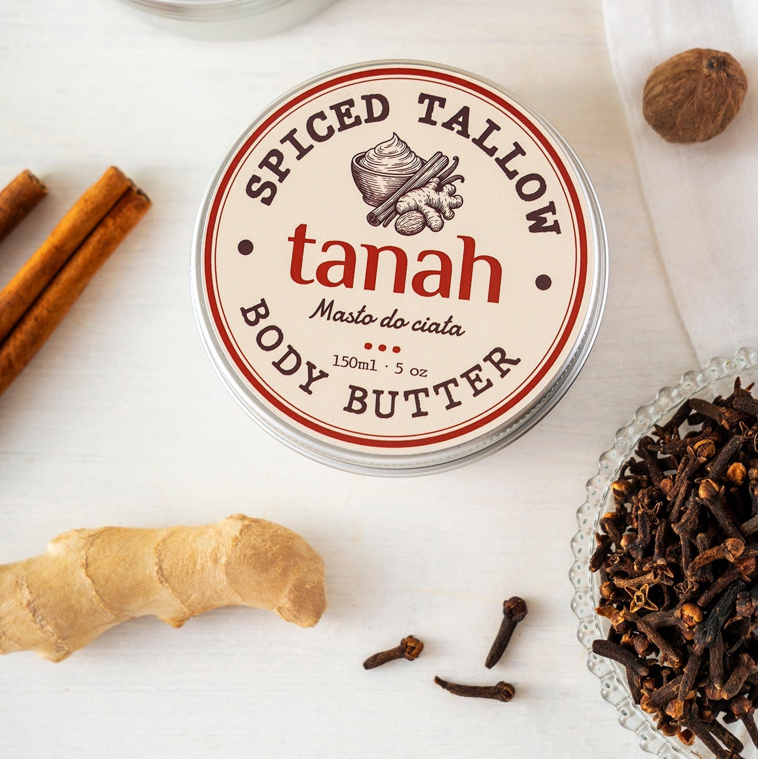 Spiced Tallow Body Butter | 150ml - tanah